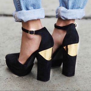 Sol Sana Suede Platform Heels